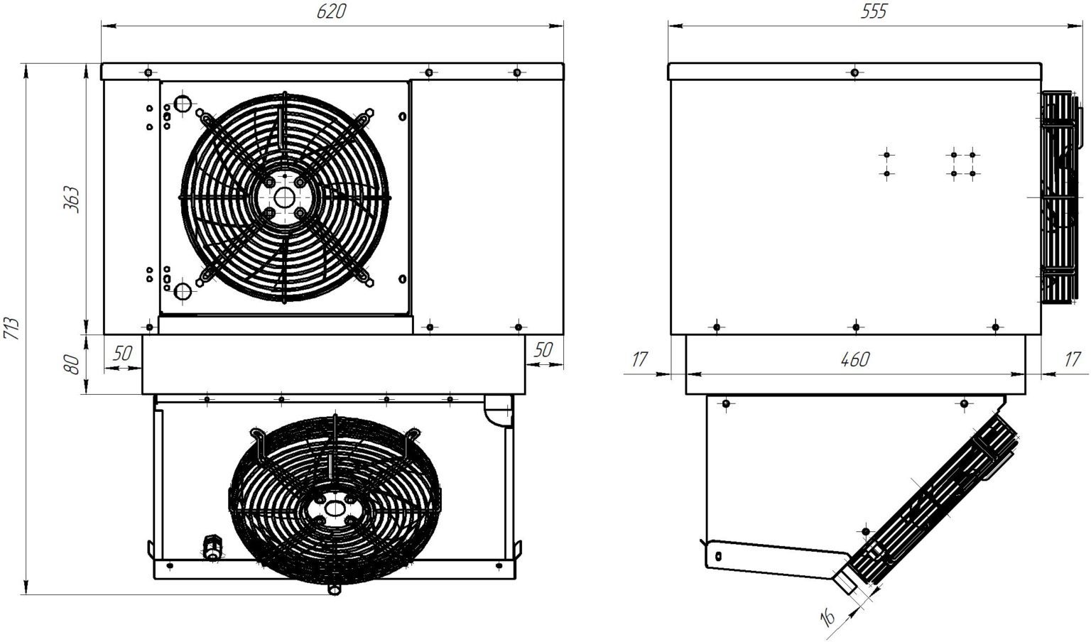 Фото Моноблок потолочный Intercold MMCM-115 FT T 1