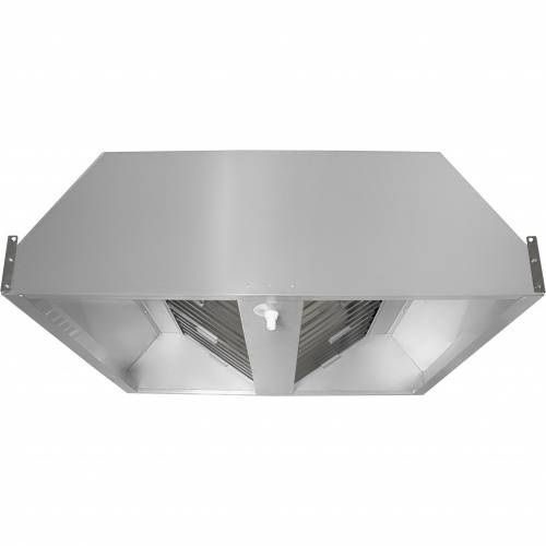 Зонт вытяжной островной ПищТех Эконом ЗВ-О14/12-Э