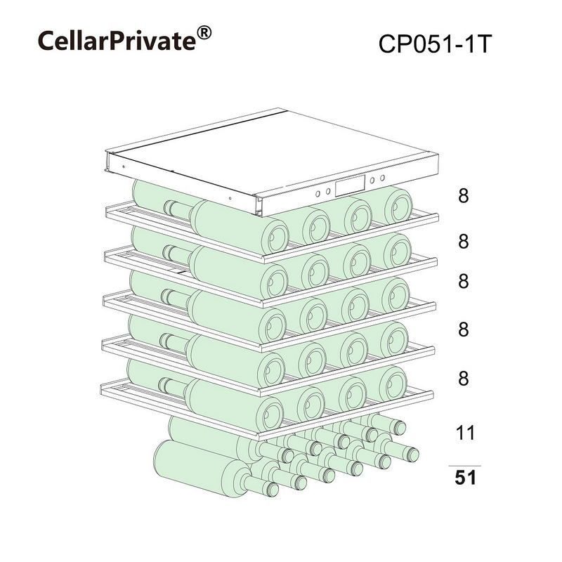 Фото Шкаф винный Cellar Private — арт. CP051-1T 15