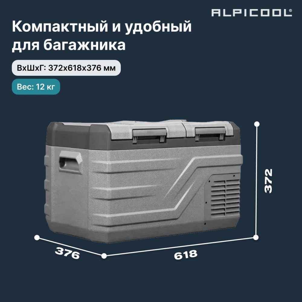Фото Автохолодильник Alpicool NLD35 (12/24) 3