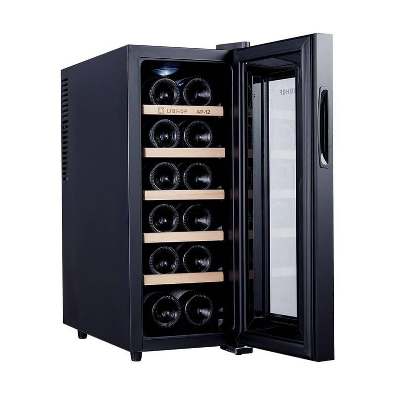 Фото Шкаф винный Libhof AP-12 black — арт. libap12b 2
