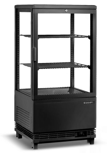 Витрина холодильная настольная COOLEQ CW-58 Black