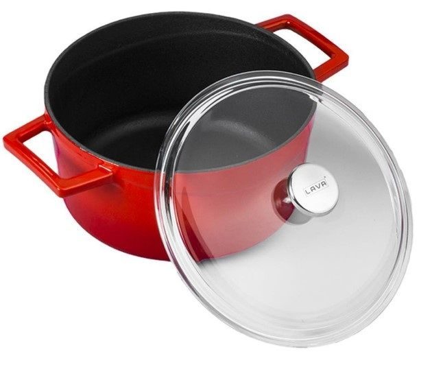 Кастрюля LAVA GLAZE SERIES артикул LV Y TC 28 K3 R