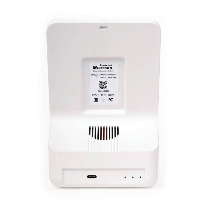 Фото Дисплей QR кодов MERTECH (2,3 inch, red) 2