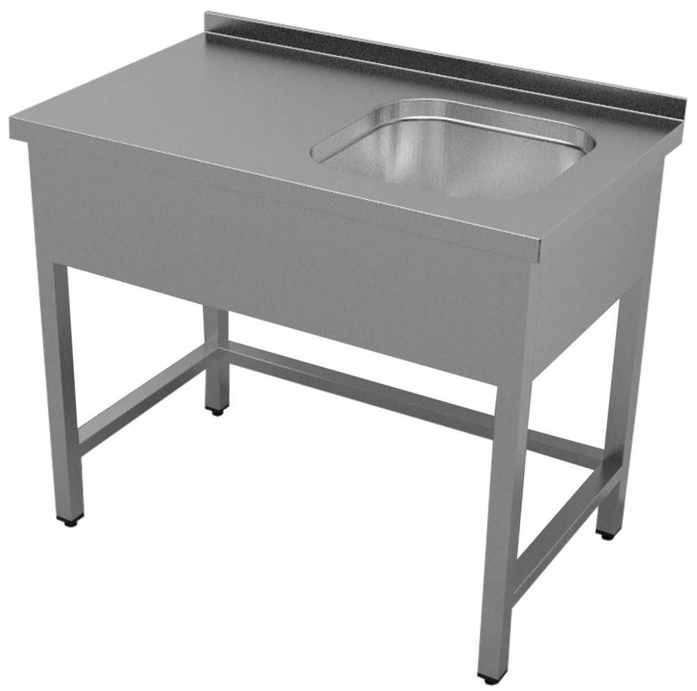 Ванна моечная с рабочей Gastrolux ВМ1-127/55П/S