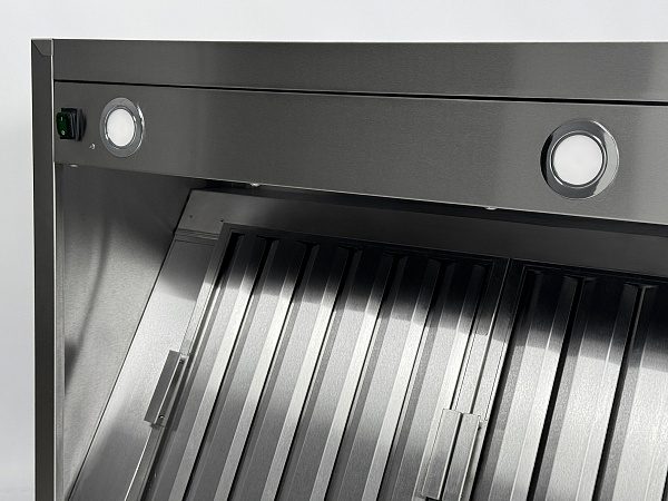 Фото Зонт вытяжной пристенный RESTOINOX с подсветкой — арт. ЗВПКП-29/08 5