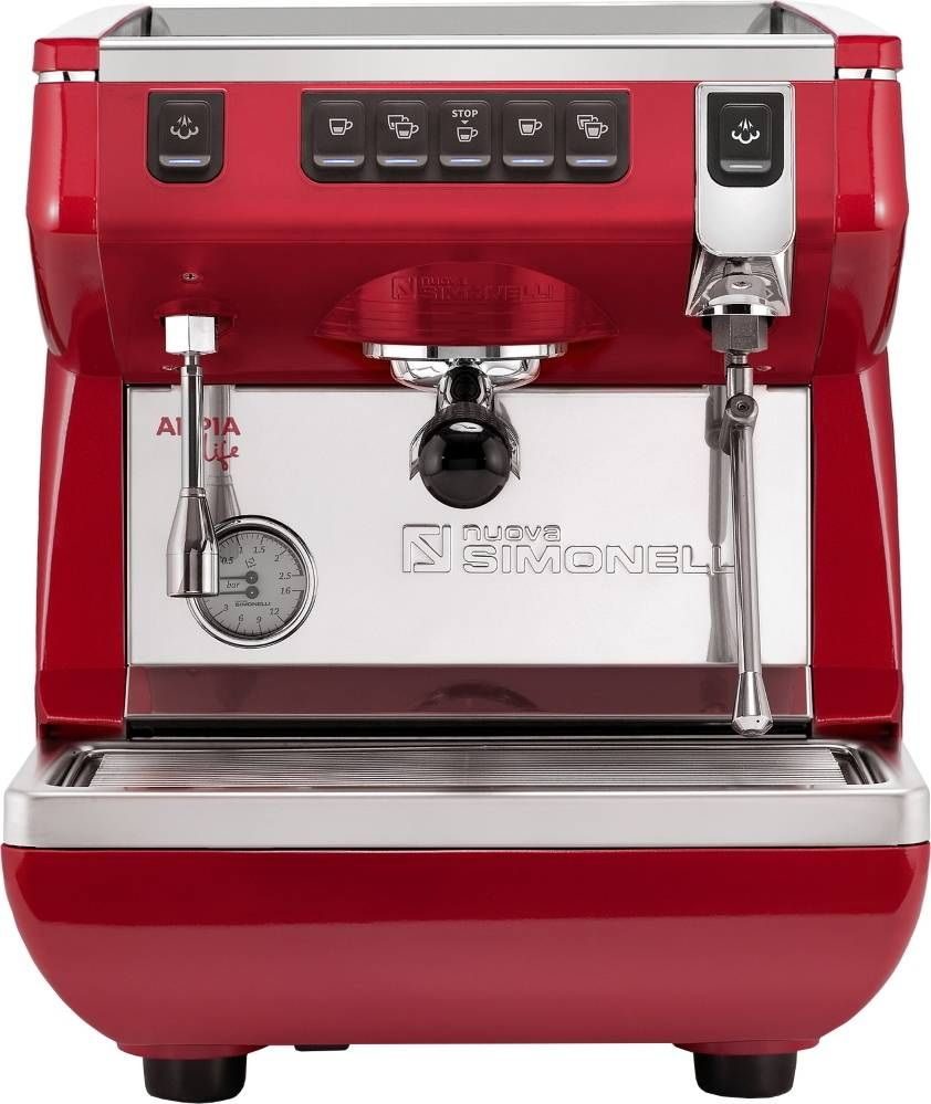 Кофемашина рожковая 220V red + high groups