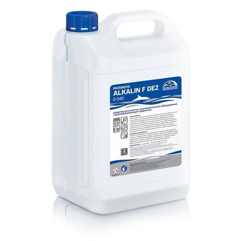 Средство для мытья поверхностей ALKALIN F DEZD 5л.