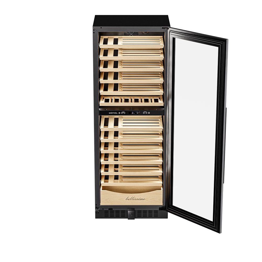 Фото Шкаф винный Meyvel MV95-KBT2 (Slim) компрессорный 10