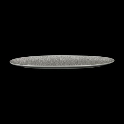 Фото Блюдо овальное Corone Nori 14'' 356х114х21 мм, серый [LQ-QK15295-GRY] — арт. фк5629 2