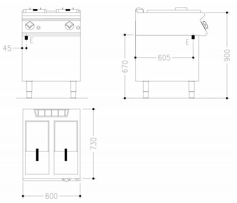 Фото Фритюрница электрическая Mareno NF76E102 1