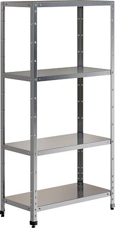 Стеллаж прямой сплошной RESTOINOX СТП-12/6-ЭЦ