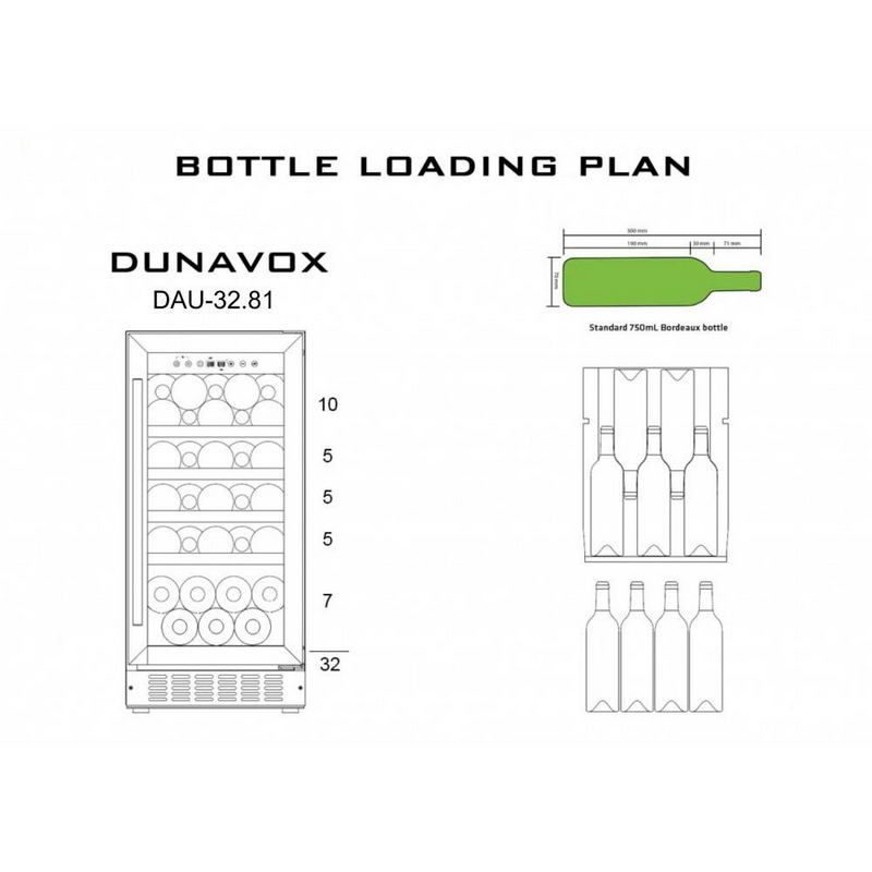 Фото Шкаф винный Dunavox DAU-32.81DB 3