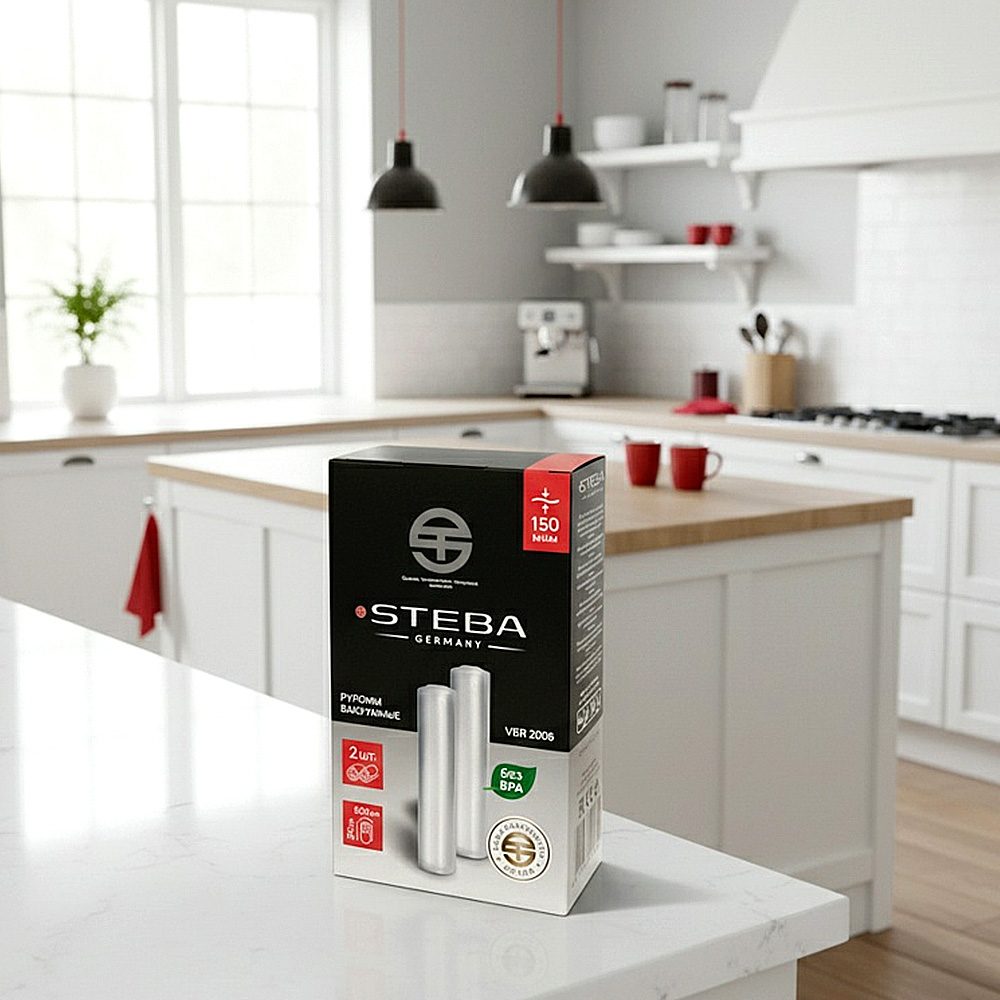 Фото Рулоны для вакуумирования Steba VBR 2006,150 мкм, 2 шт — арт. VBR 2006/150/2 1