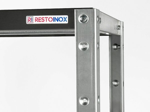 Фото Стеллаж прямой перфорированный RESTOINOX — арт. СТПП-12/5-ЭЦ 5