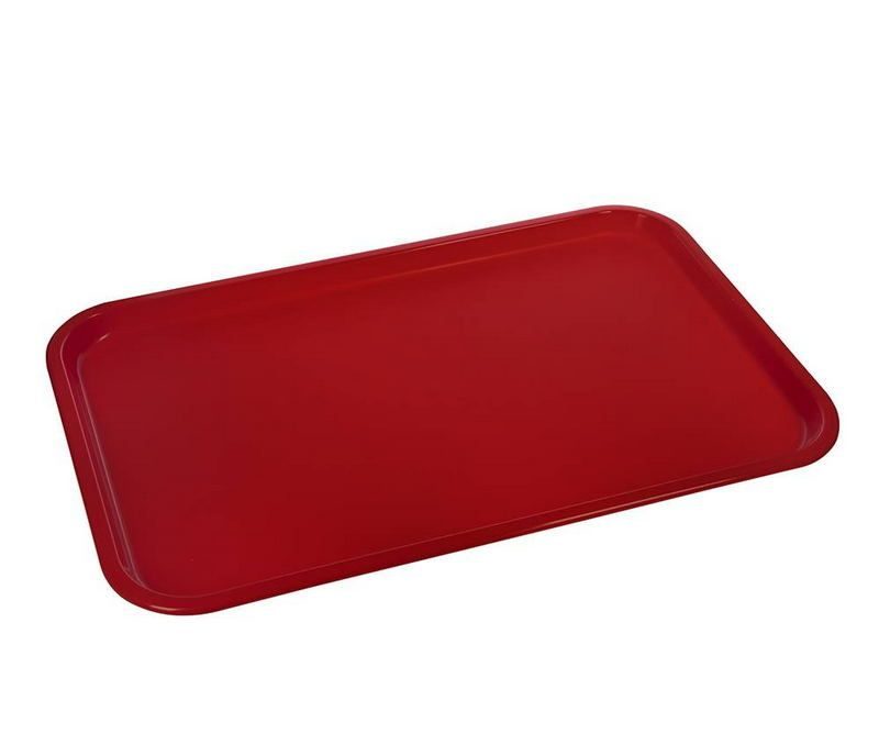 Фото Поднос из пластика Клен PS Red 4410 530х330 красный — арт. мки158 1