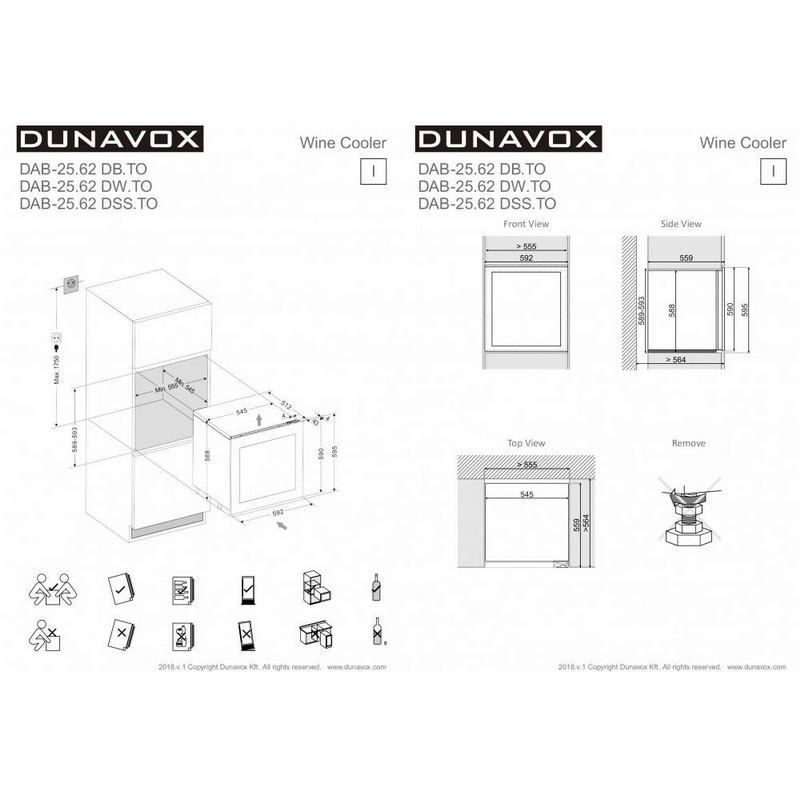Фото Шкаф винный Dunavox DAB-25.62DW.TO 4