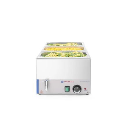 Фото Мармит электрический Hendi Kitchen Line GN1/1, со сливным краном 238912 1