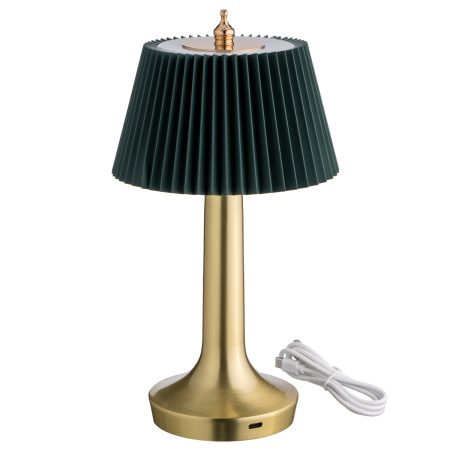 Фото Светильник настольный MGline LED PINE D 135 мм, H 265 мм, зеленый 3