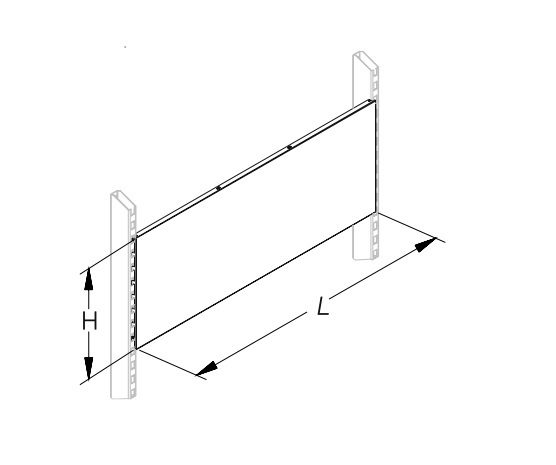 Панель сплош Stahler Praktisch L=850 N-bp 05200850