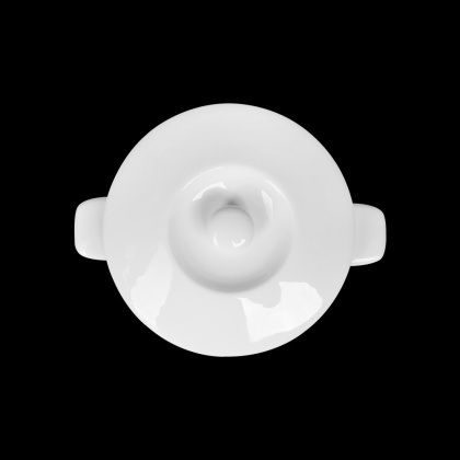 Фото Горшочек для запекания с крышкой Corone White 450 мл, D 120 мм — арт. фк0111 1