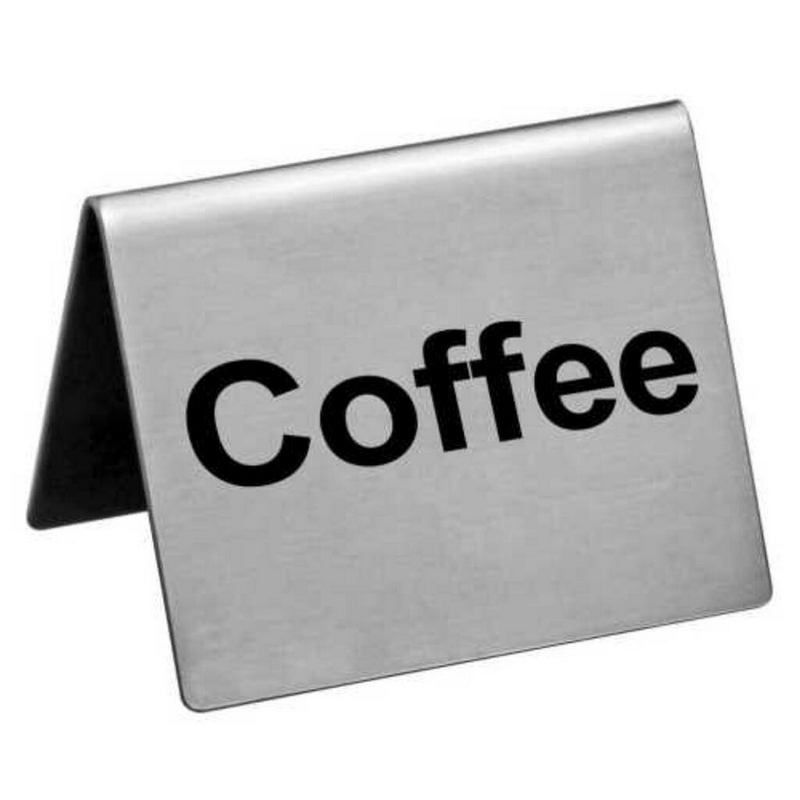Табличка информационная Coffee L 50 мм, B 40 мм