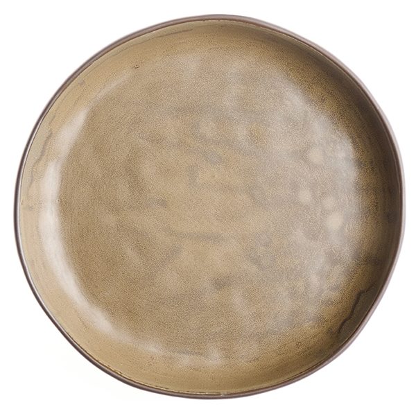 Тарелка Kunstwerk Grasp D 230 артикул 20723/brown