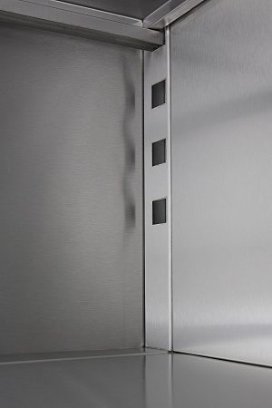Фото Полка настенная полузакрытая RESTOINOX — арт. ПНО-7/3 3