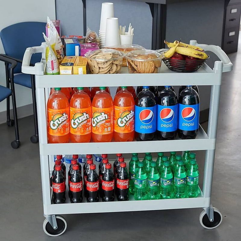 Фото Тележка сервировочная Cambro серый в крапинку — арт. BC340KD 480 4