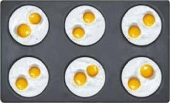 Фото Противень для жарки яиц UNOX EGGS 6x2 — арт. TG935 1