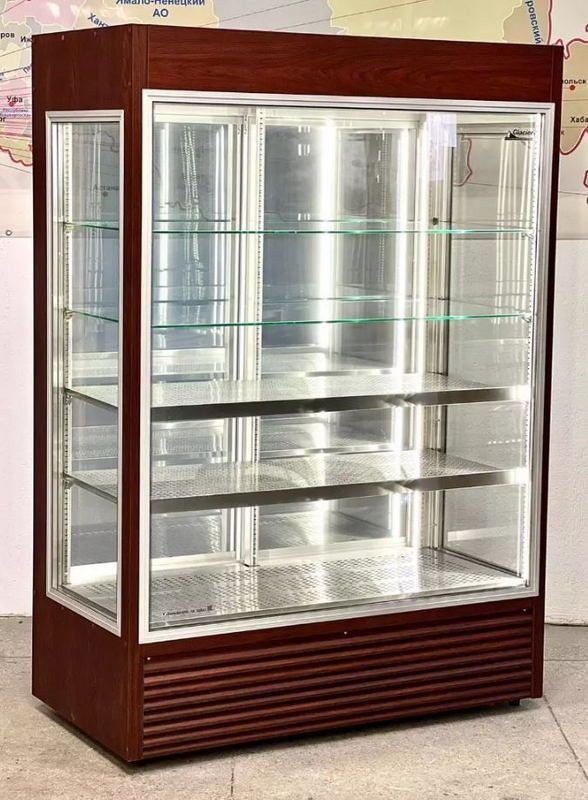 Фото Витрина кондитерская GLACIER GRAND ВВ-1000 купе трехстороннее остекление 5