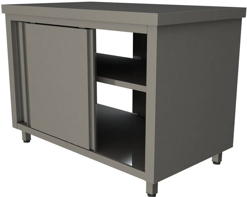 Стол-тумба сквозной RESTOINOX СПСЗК-16/7