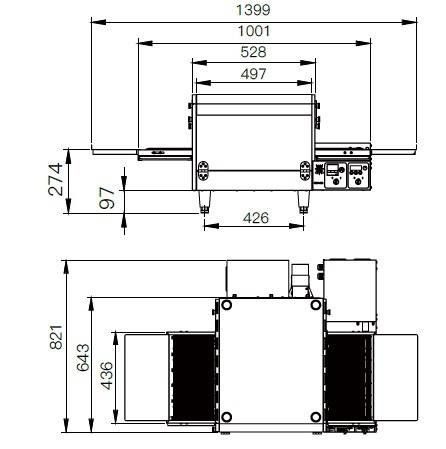 Фото Печь для пиццы конвейерная Kocateq EPCV6.7/43 1