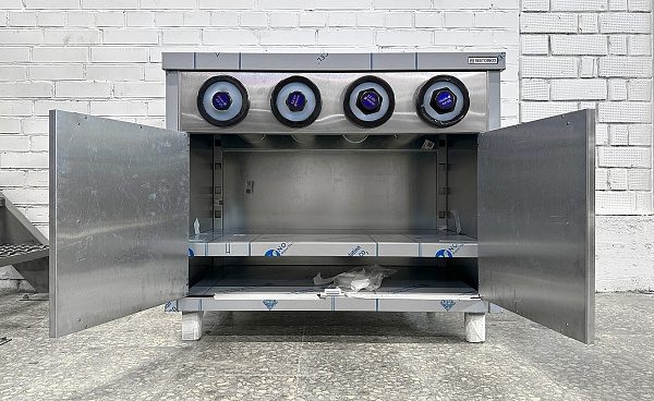 Фото Стол-тумба закрытый RESTOINOX с диспенсерами для стаканов — арт. СПЗРД4-10/6-Б 2