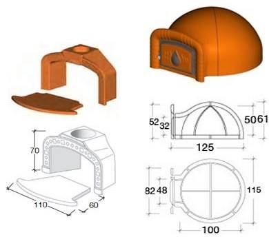 Фото Дровяная печь для пиццы Alfa Pizza Grande Chef 100 Empero 1