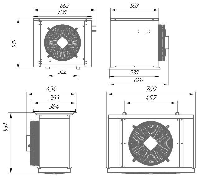 Фото Сплит-система Intercold Evolution MCM-331/380 FT (опция -30° С) 4