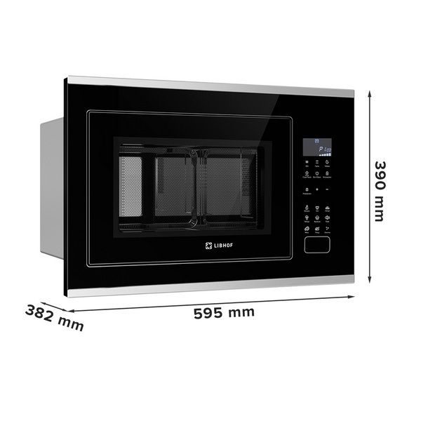 Фото Печь микроволновая встраиваемая Libhof MWX-7525BS — арт. libmwx7525bs 9