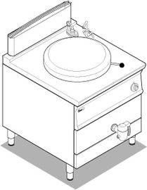 Котел пищеварочный газовый Tecnoinox P81FIG9