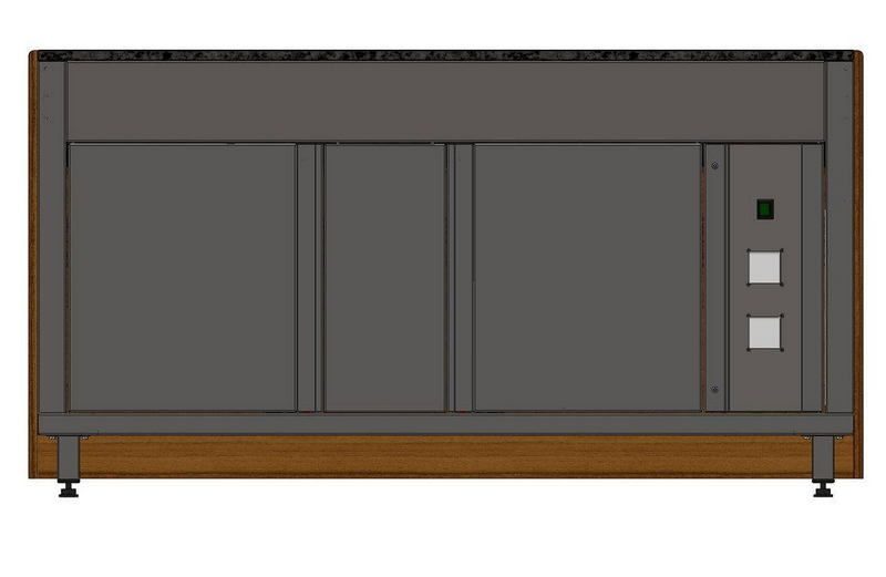 Фото Прилавок нейтральный Refettorio Capital RN13BS без полки 1505x700x830 мм — арт. С0000010962 3