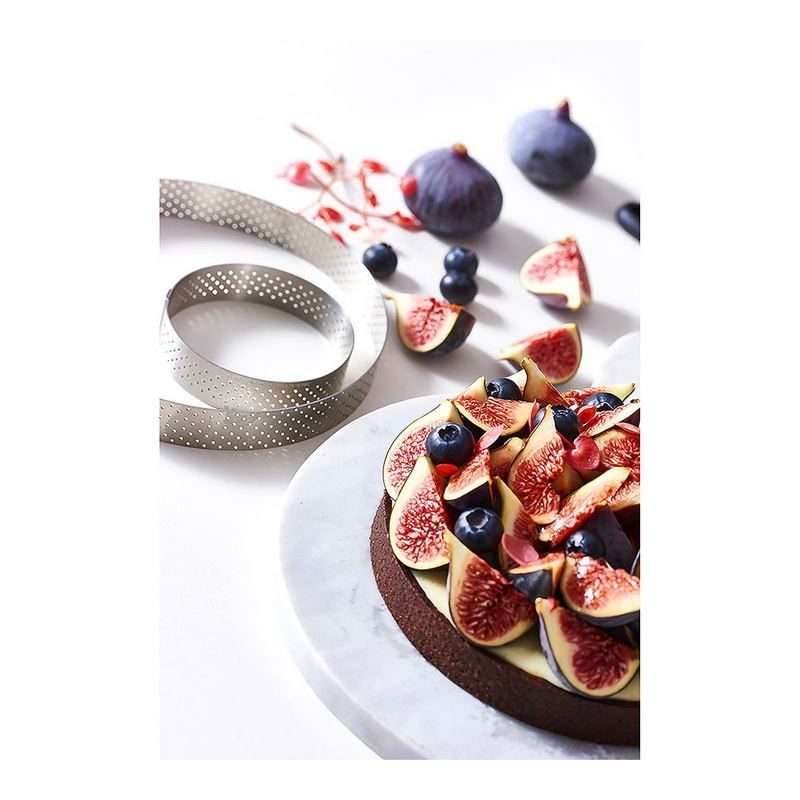 Фото Кольцо кондитерское De Buyer VALRHONA D 75 мм, H 20 мм перф. — арт. 3099.03 2