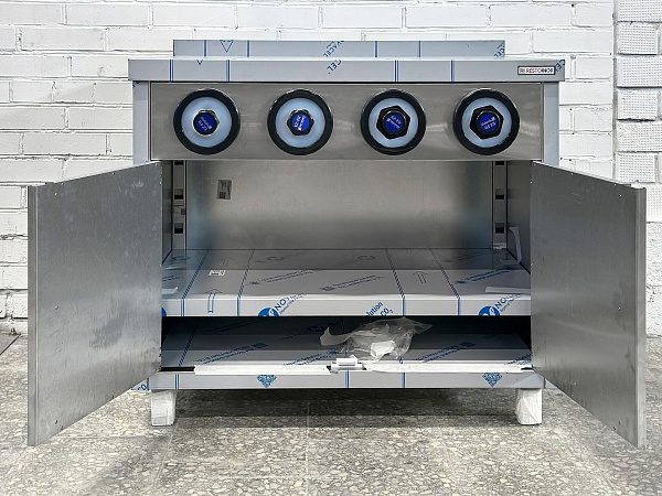 Фото Стол-тумба закрытый RESTOINOX с диспенсерами для стаканов — арт. СПЗРД4-10/6-Б 1