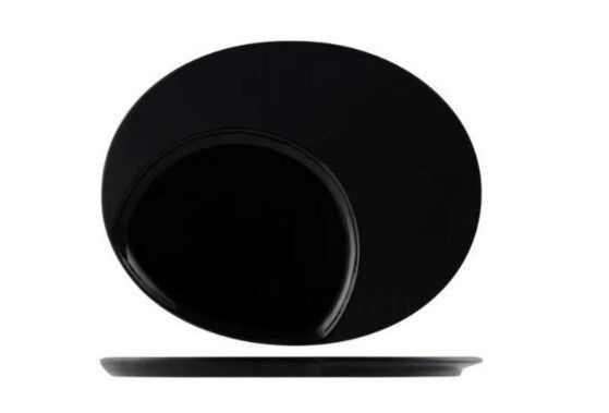 Тарелка P.L. Proff Cuisine Black (кор=18/3шт)