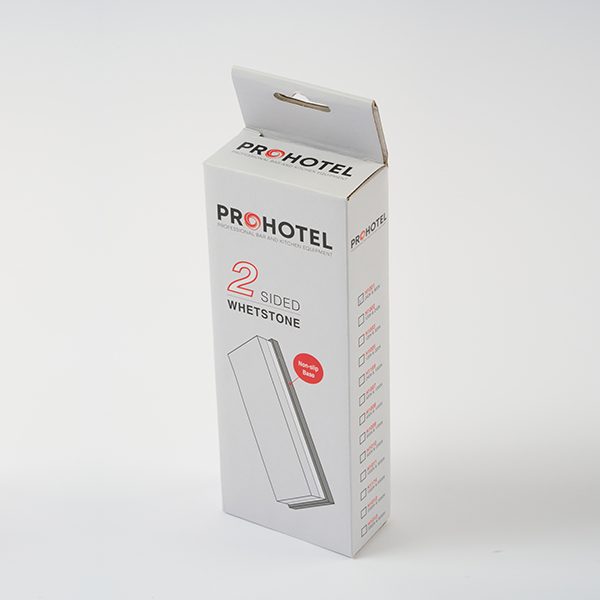 Фото Камень точильный ProHotel H1001 абразивность 240/800, голубой/оранжевый артикул 4130821 1