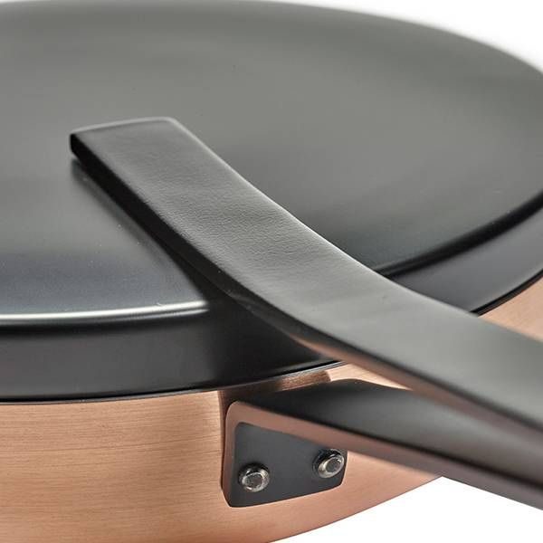 Фото Сковорода Serax Base Cookware 2 л, D245 мм, H100 мм с крышкой цвет медный черный — арт. B2719005C 2