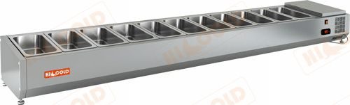 Фото Холодильная витрина для ингредиентов HICOLD VRTO 2280 1/3 1