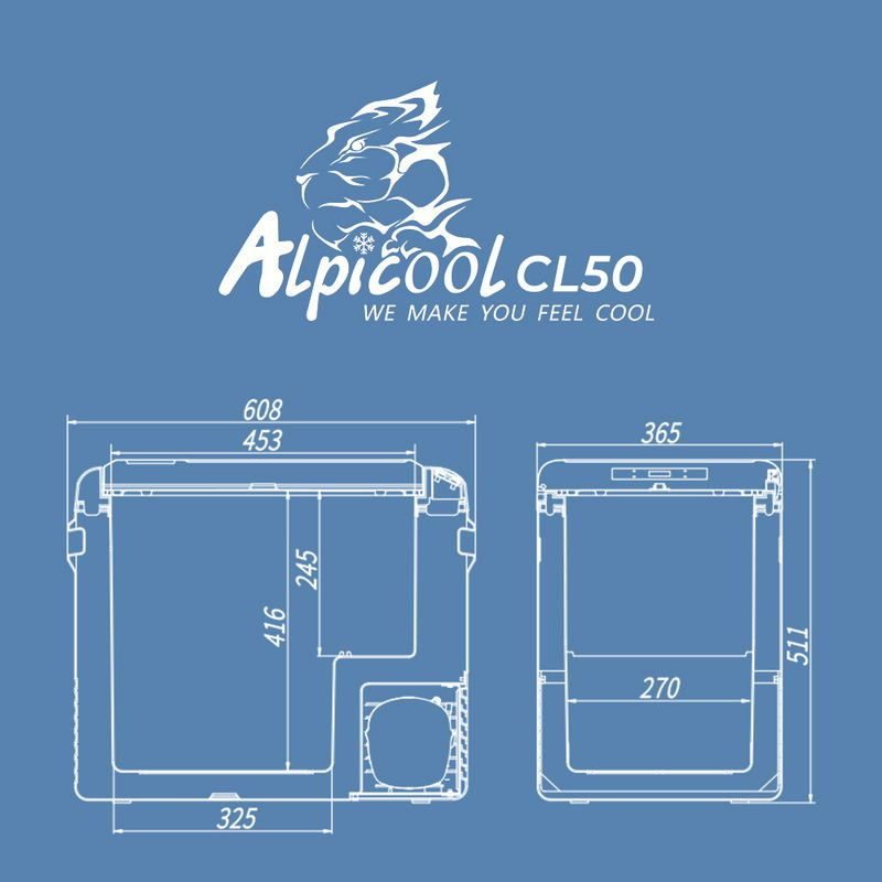 Фото Автохолодильник Alpicool CL50 (12/24) 1