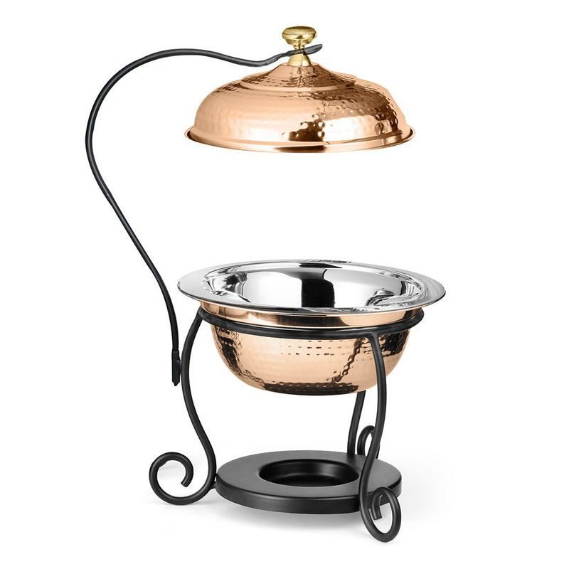Фото Чафиндиш P.L. Proff Cuisine 3 л на подставке с медным покрытием нерж. — арт. SG-84451(B) 1