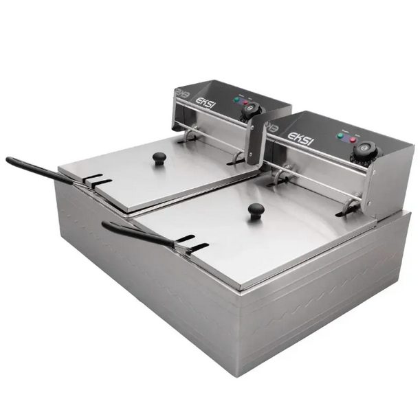 Фото Фритюрница электрическая EKSI — арт. 6 + 6L Electric Fryer 2