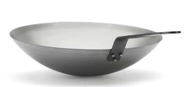 Фото Сковорода WOK De Buyer White steel D 355 мм, H 85 мм — арт. 5114.35 1