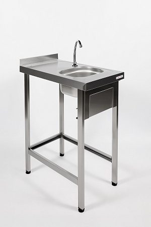 Фото Рукомойник металлический RESTOINOX напольный — арт. РНОКХГ-40/70-Б 1